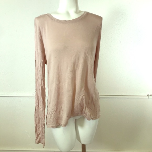 Halogen Long Sleeve Keyhole Tee - Picture 1 of 5